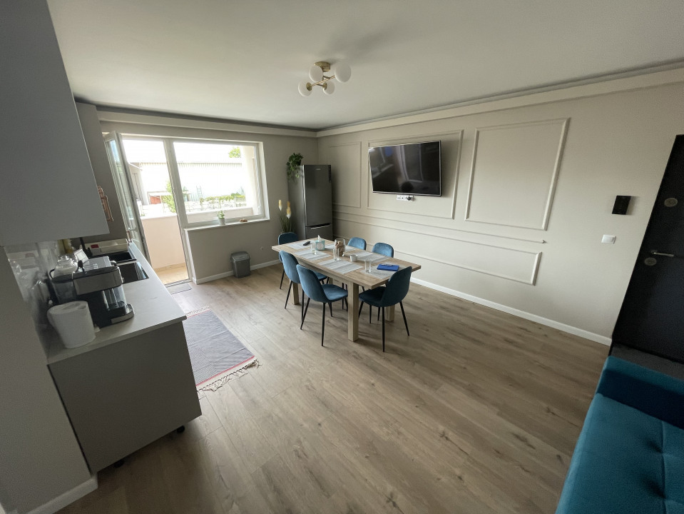 Nou, 3 camere centrul Florestiului mobilat si utilat