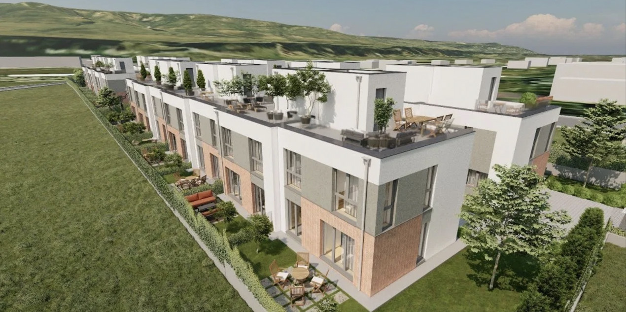 De vanzare casa la cheie in complex de case insiruite in ansamblu privat