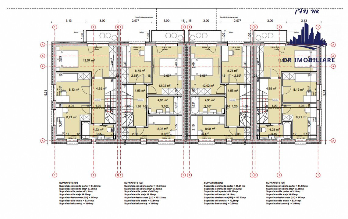 Proiect de case insiruite Dezmir, zona Planoare