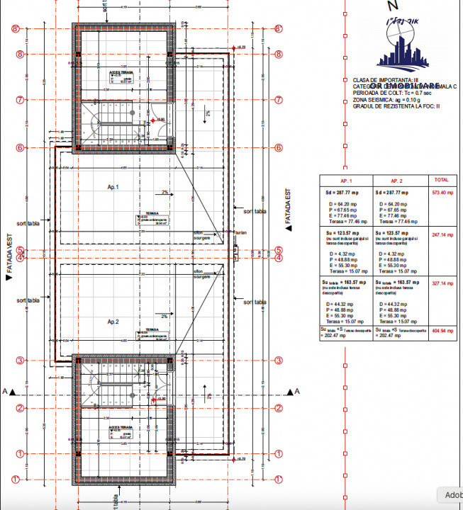Duplex cu vedere panoramica 