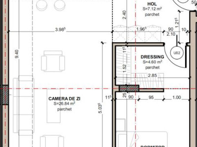 Apartament 2 camere | 67,66 mp + balcon 5,23mp | Garaj subteran inclus | Centru